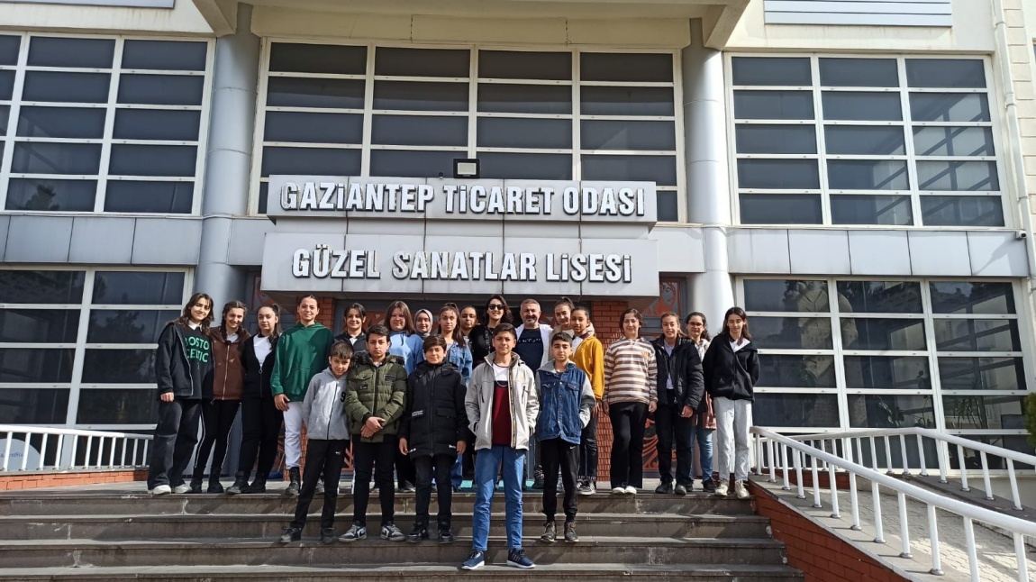 Gaziantep Ticaret Odası Güzel Sanatlar Lisesi'ne Gezi Düzenledik.